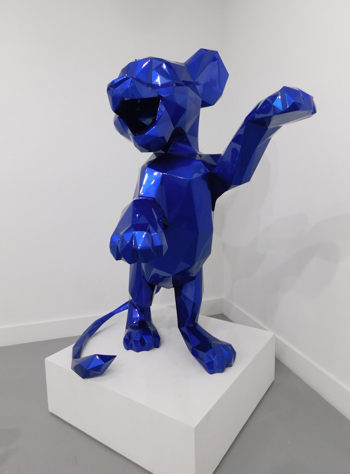 Richard Orlinski, Simba Bleu Mick 140cm 8/8, 2022