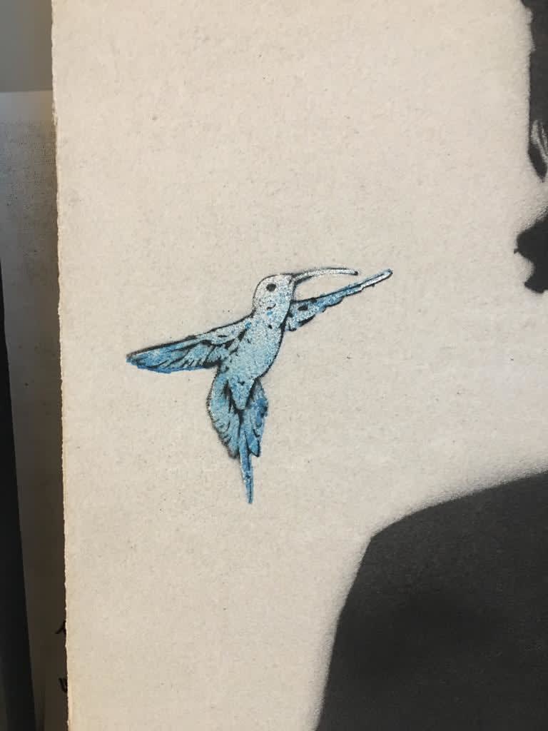 Bambi, Amy with Hummingbird, 2020