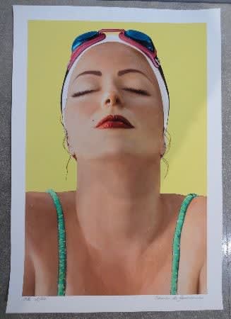 Carole A. Feuerman, Catalina Yellow , 2015