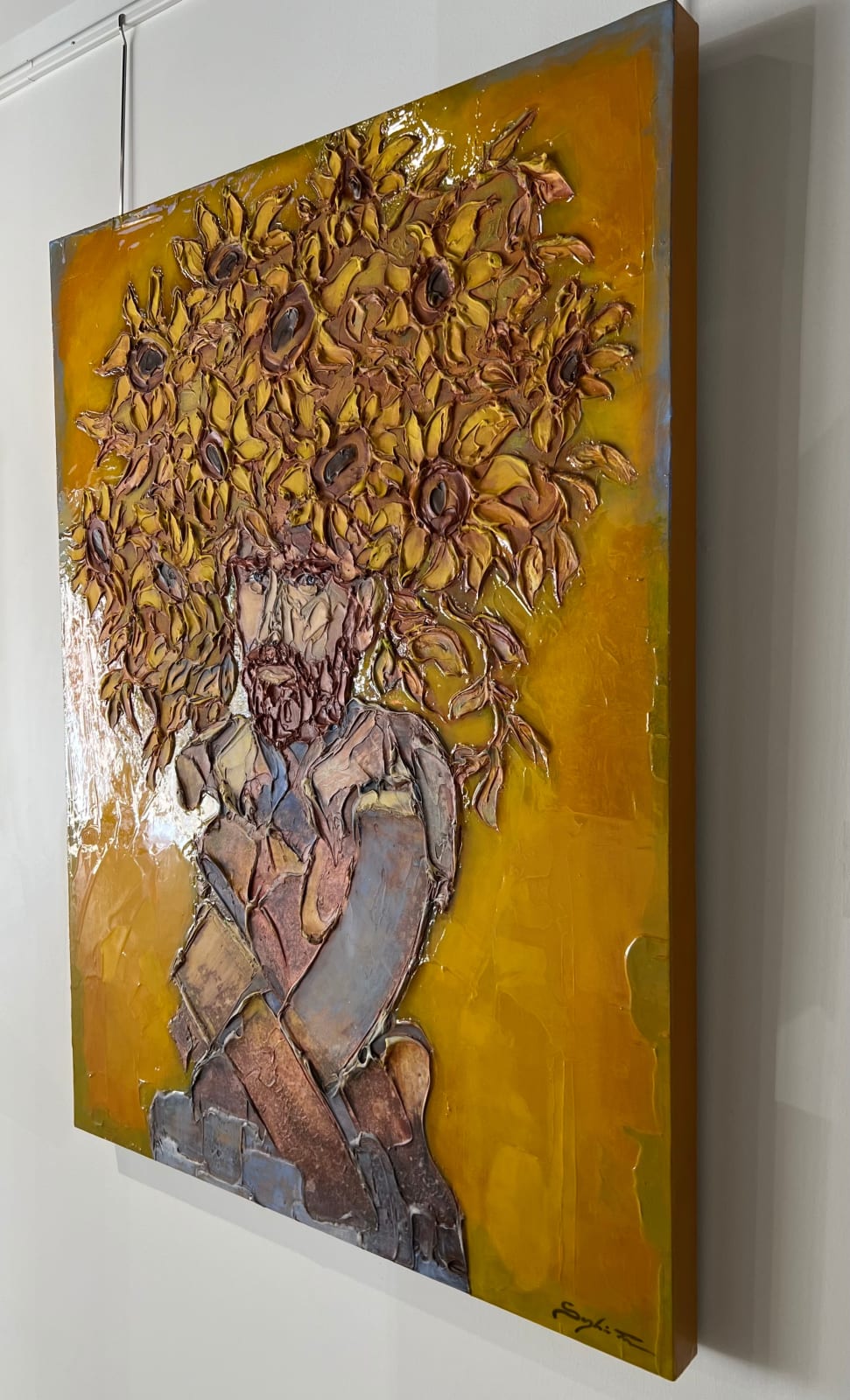 Sylvain Tremblay, Van Gogh and Sunflowers, 2023