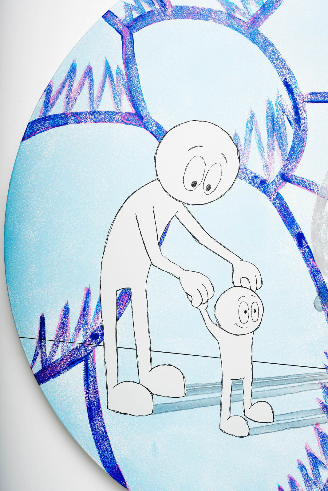 Kaï, Now and Later (Tondo), 2025