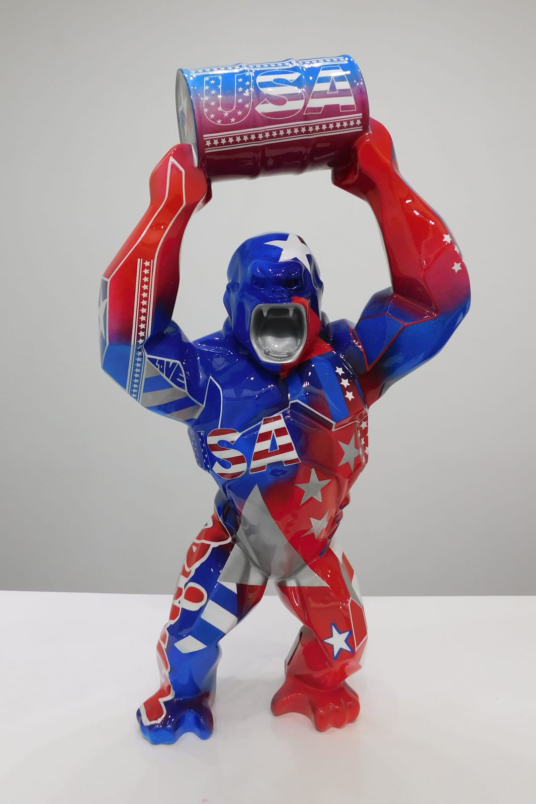 Richard Orlinski, Kong Baril Tag USA 70cm 1/1, 2022