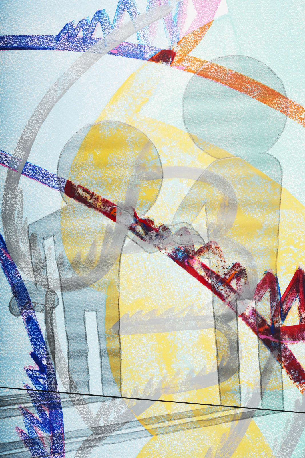 Kaï, Now and Later (Tondo), 2025