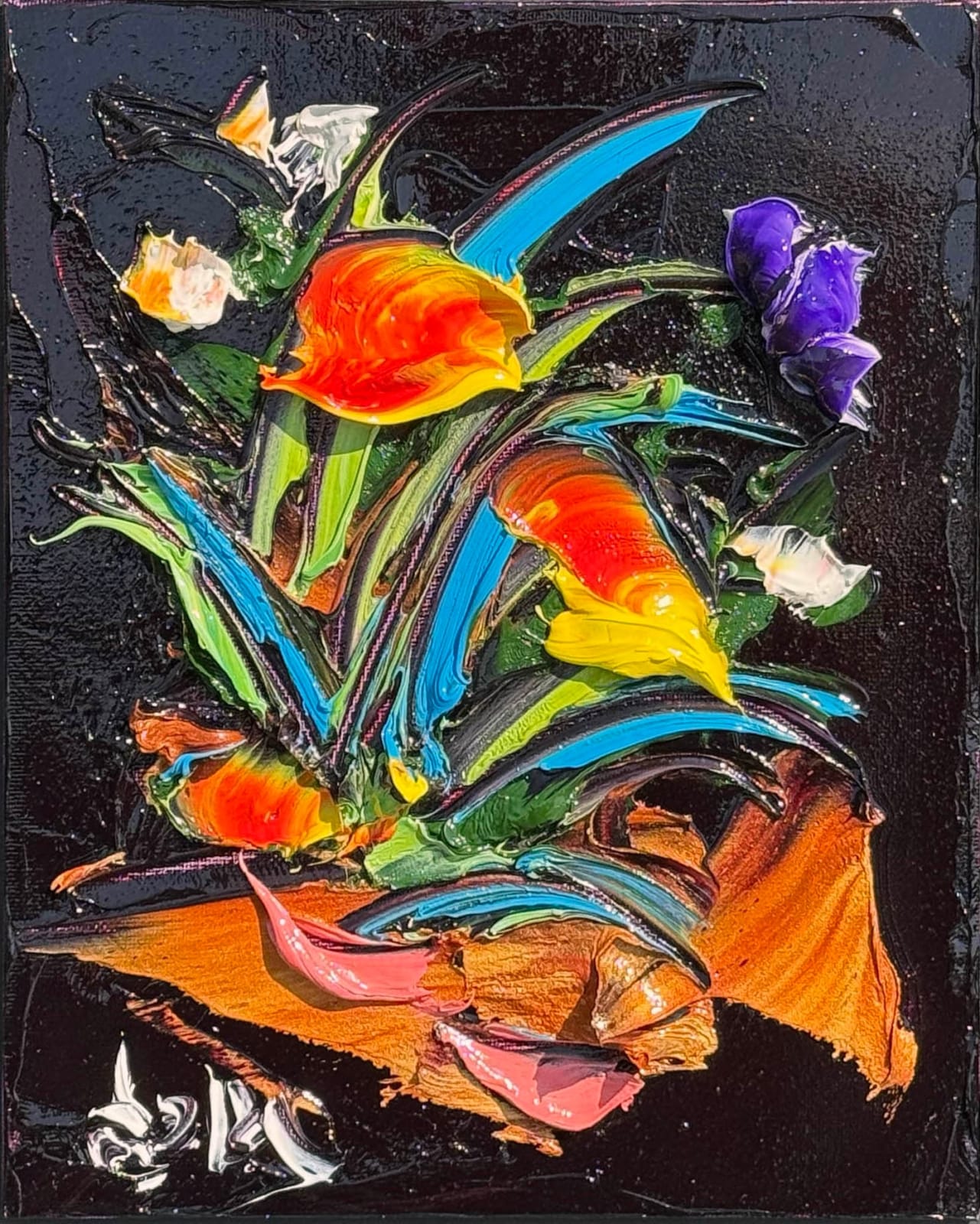 JD Miller, Midnight Blooms I, 2024