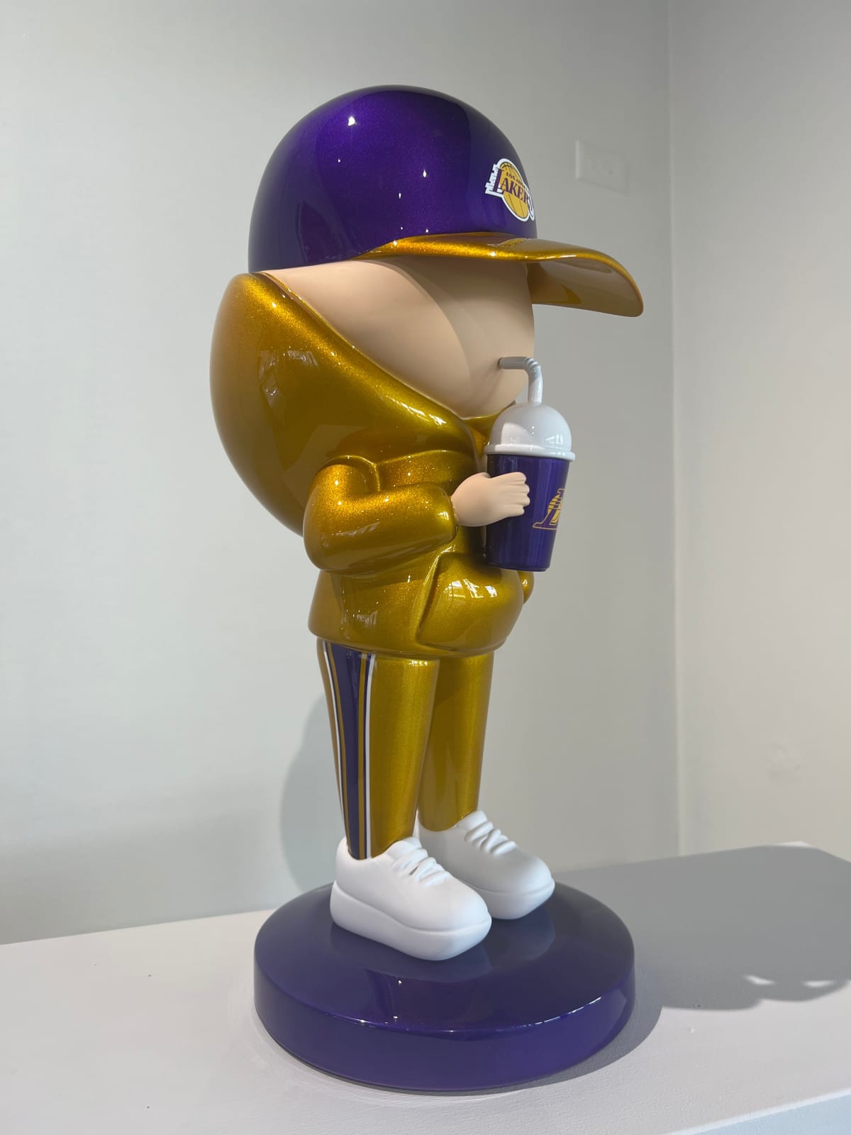 Leo et Steph, Kidcup Sculpture - Los Angeles Lakers, 2023