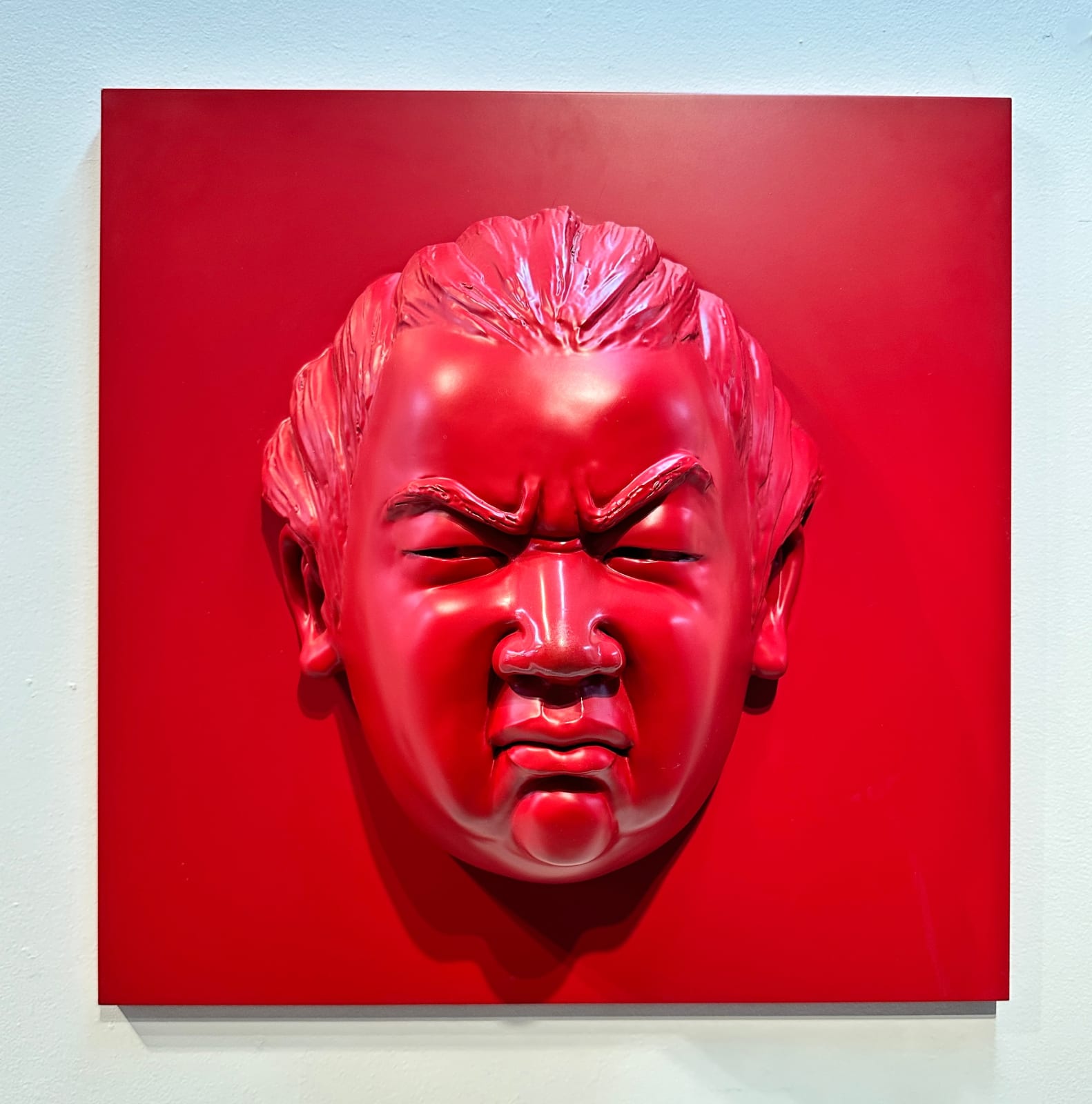 Alexandra Gestin, Little Face, Red 1/8