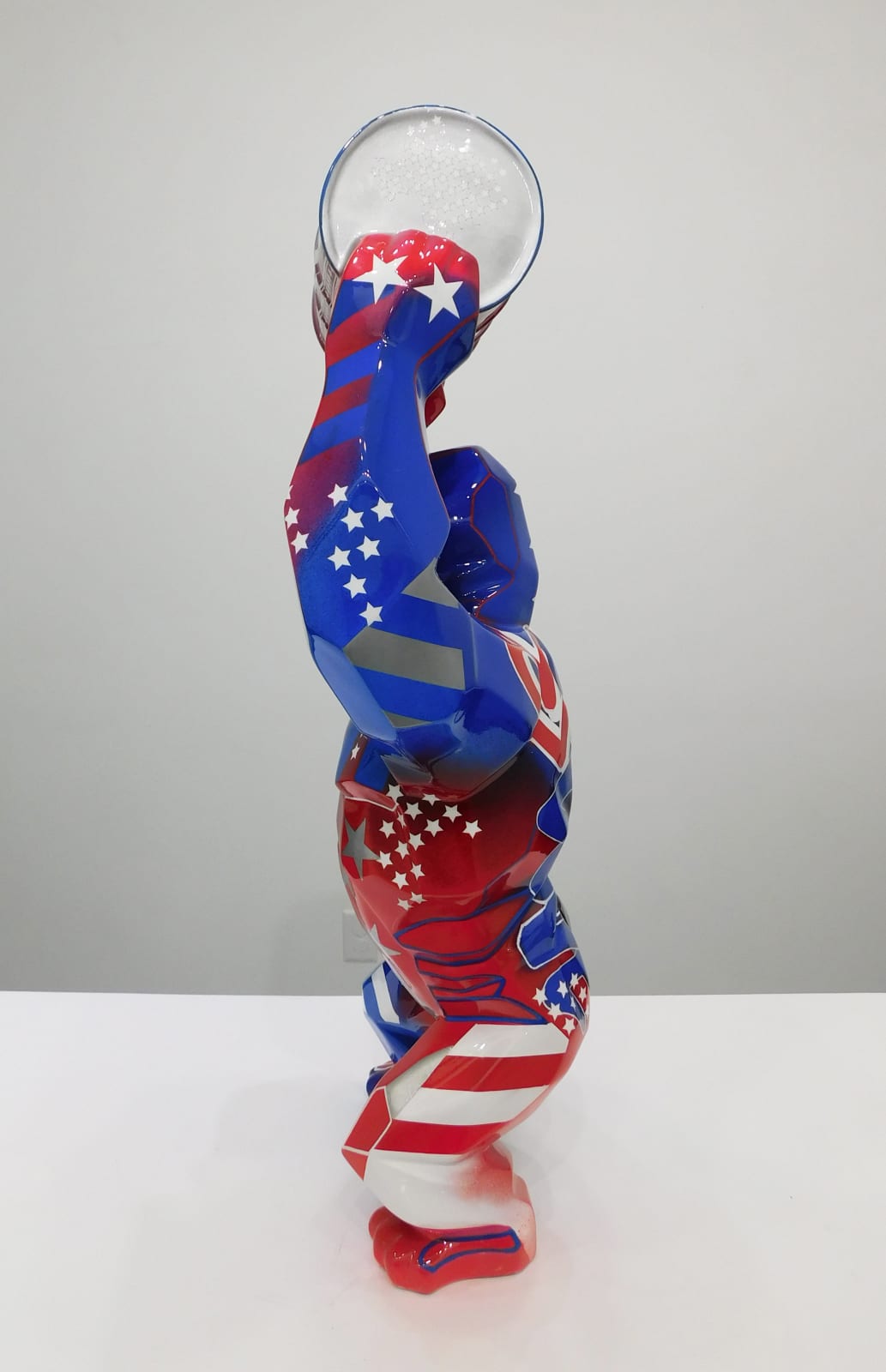 Richard Orlinski, Kong Baril Tag USA 70cm 1/1, 2022