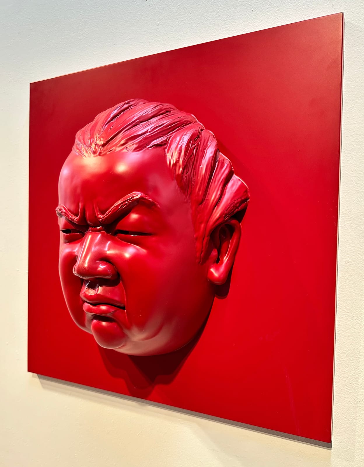 Alexandra Gestin, Little Face, Red 1/8