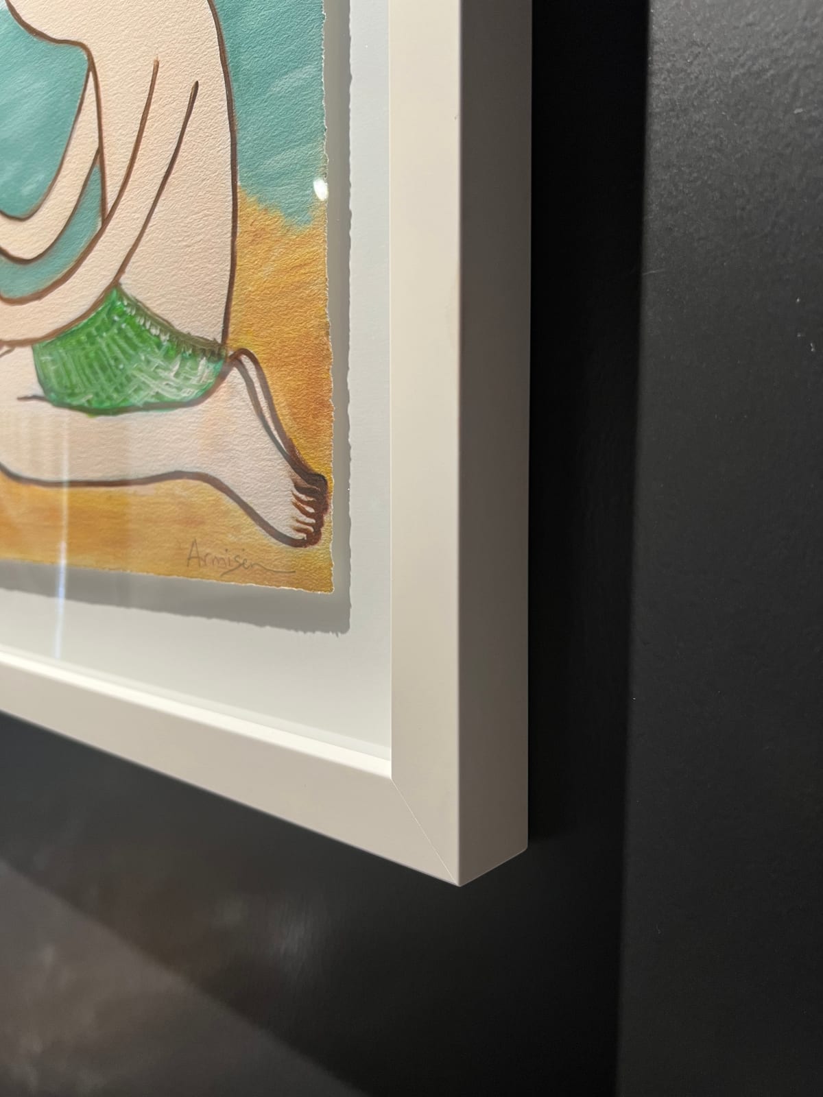 Eva Armisén, En La Playa / At The Beach (framed)