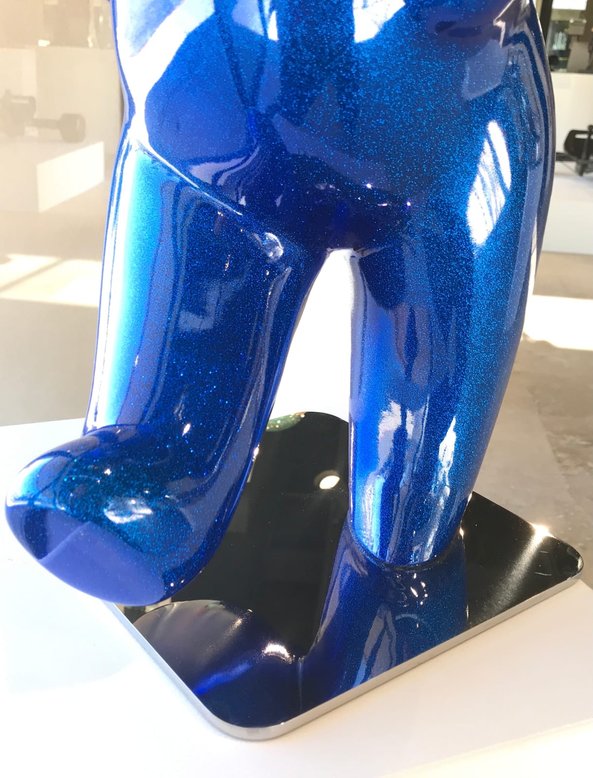 CÉVÉ, Walking Teddy - Sparkly Blue Glitter w/ Silver Balloon - 1/8, 2021