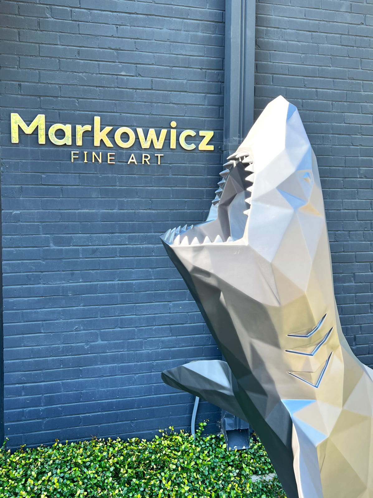 Richard Orlinski, Shark Mat 180cm 8/8, 2022