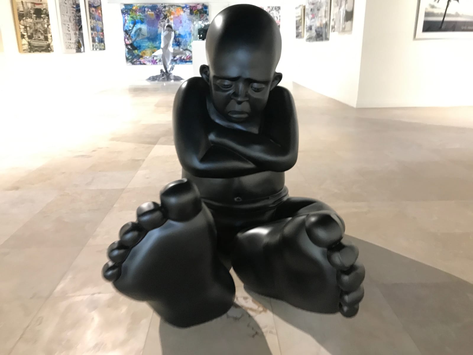 Idan Zareski, Babyfoot 105 Anthracite Mat 6/8, 2021