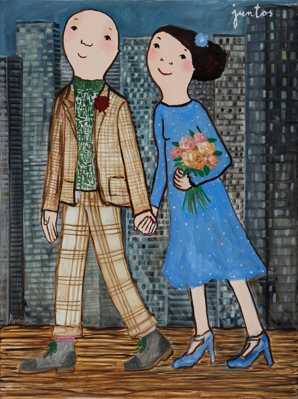 Eva Armisén, Juntos / Together (framed)