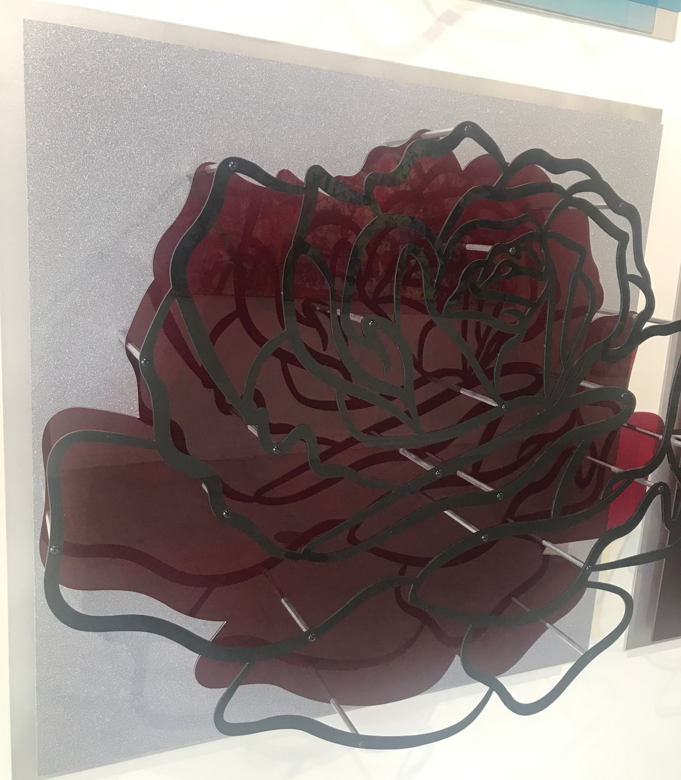 Michael Kalish, Rose - Black on Diamond Dust 5/35, 2020