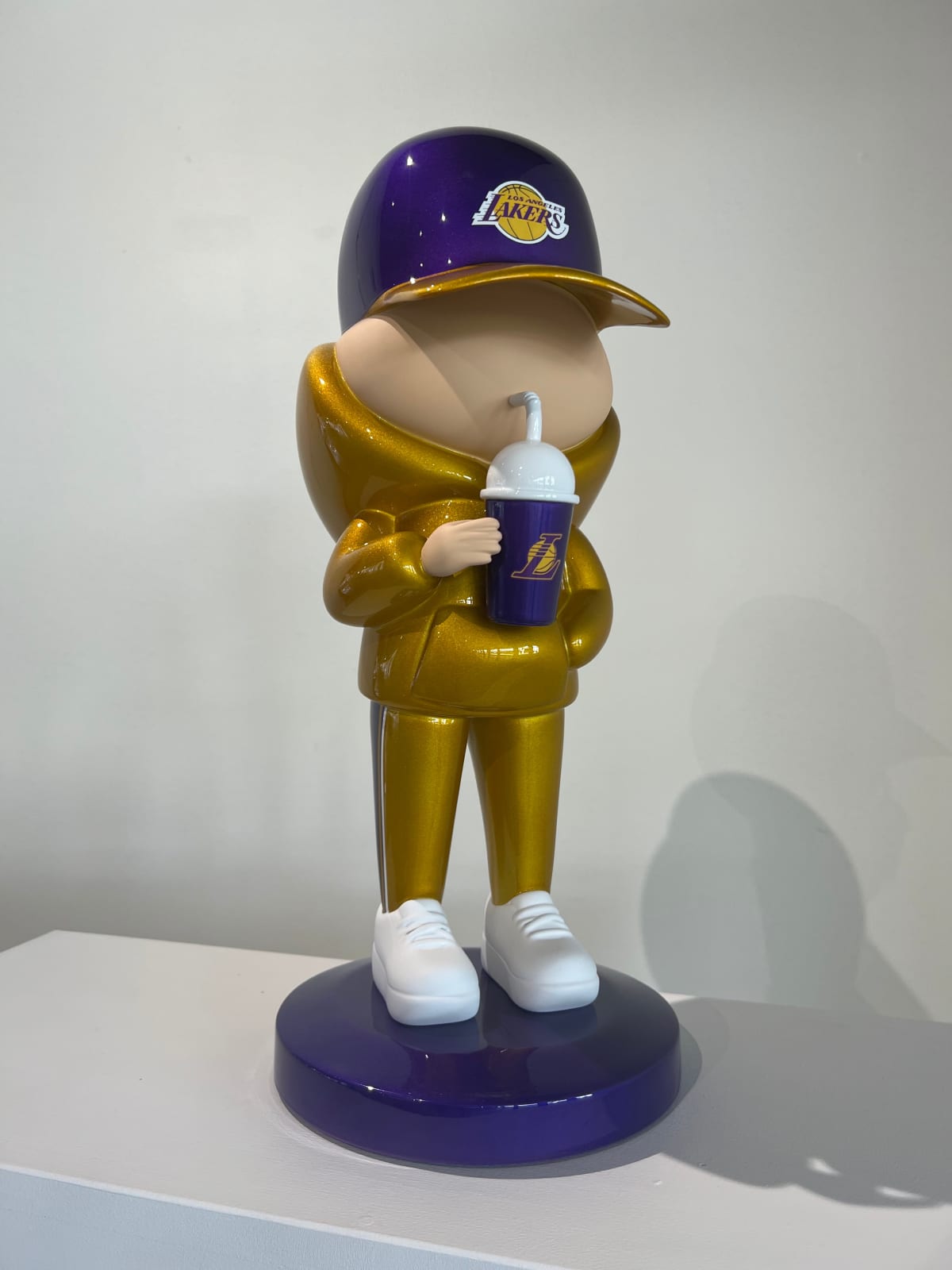 Leo et Steph, Kidcup Sculpture - Los Angeles Lakers, 2023