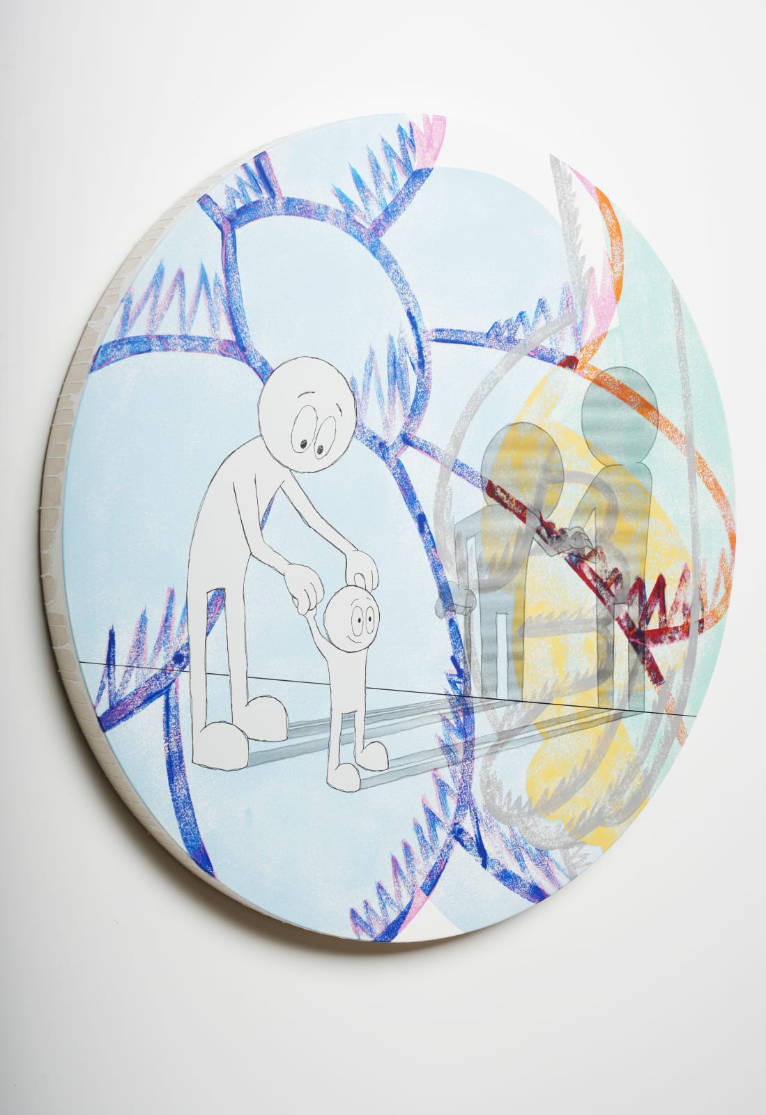 Kaï, Now Then Later (Tondo), 2025