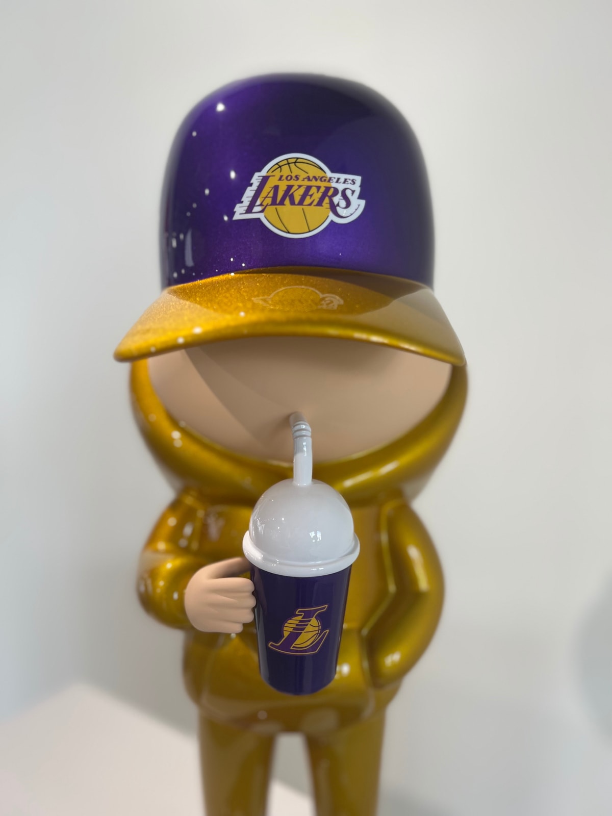 Leo et Steph, Kidcup Sculpture - Los Angeles Lakers, 2023