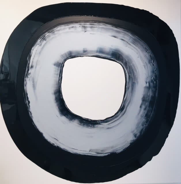 Ted Collier, Circle Series 4, black and gray gloss