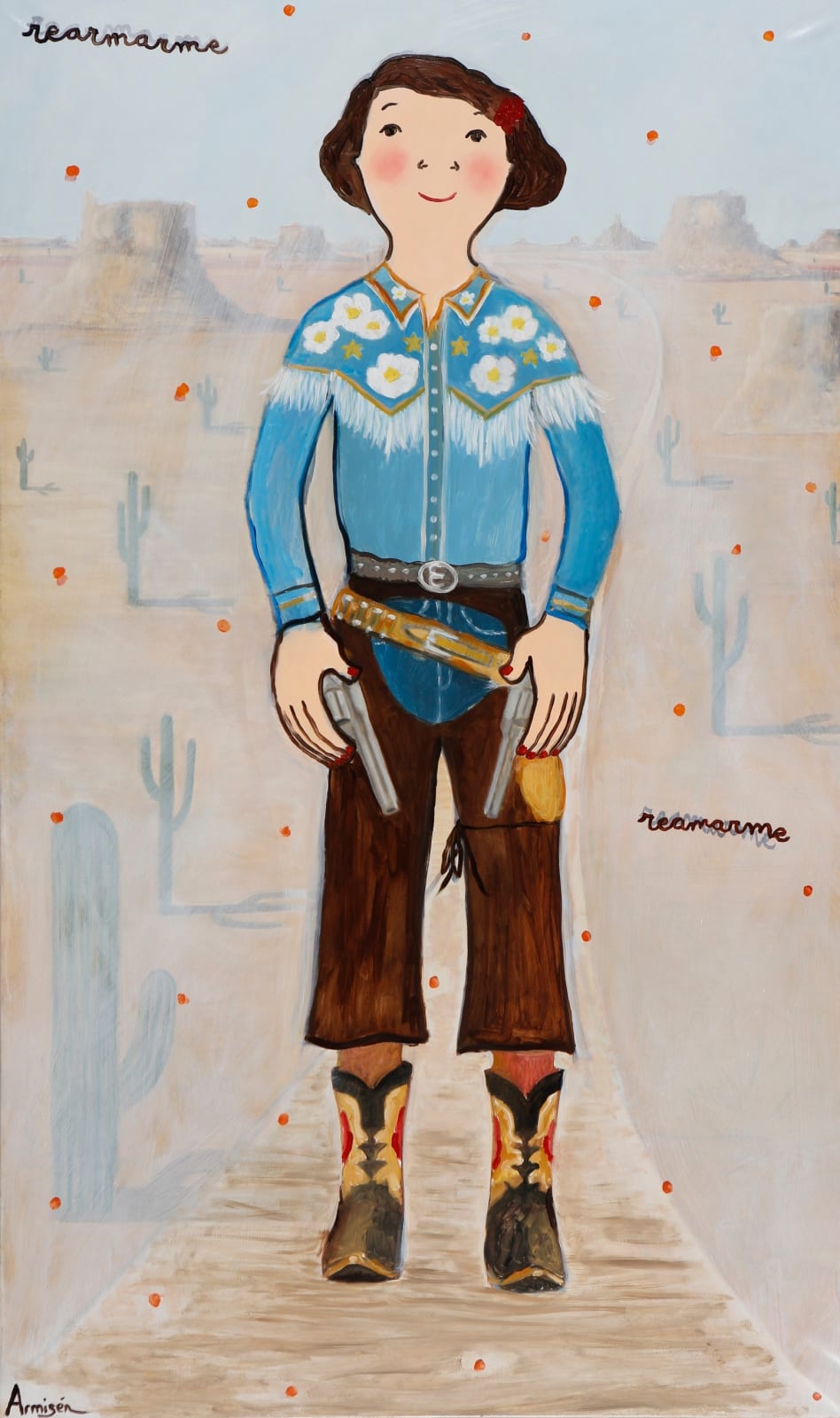 Eva Armisén, Rearmarme, Reamarme / Reloading, Reloving Myself (framed)