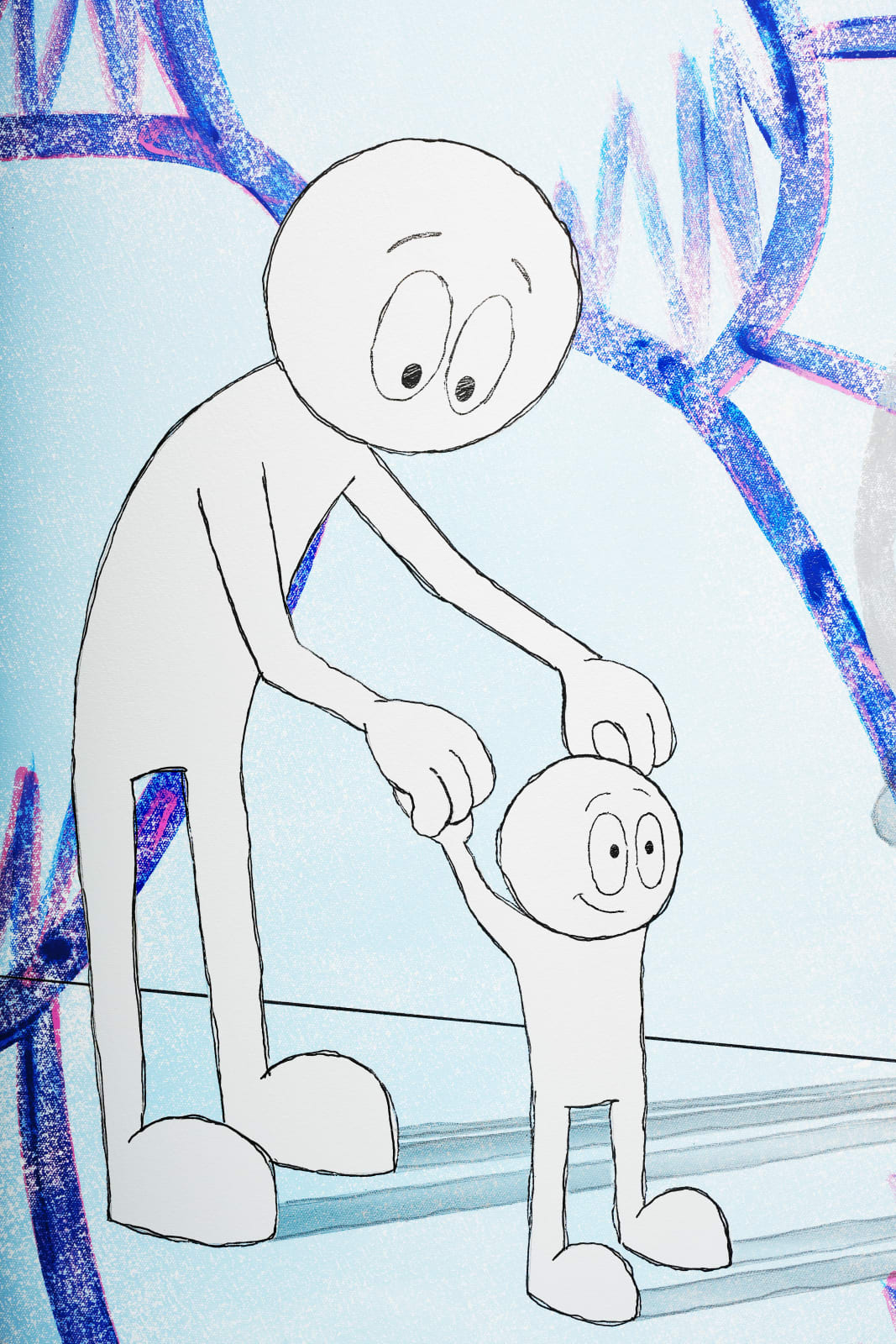 Kaï, Now and Later (Tondo), 2025