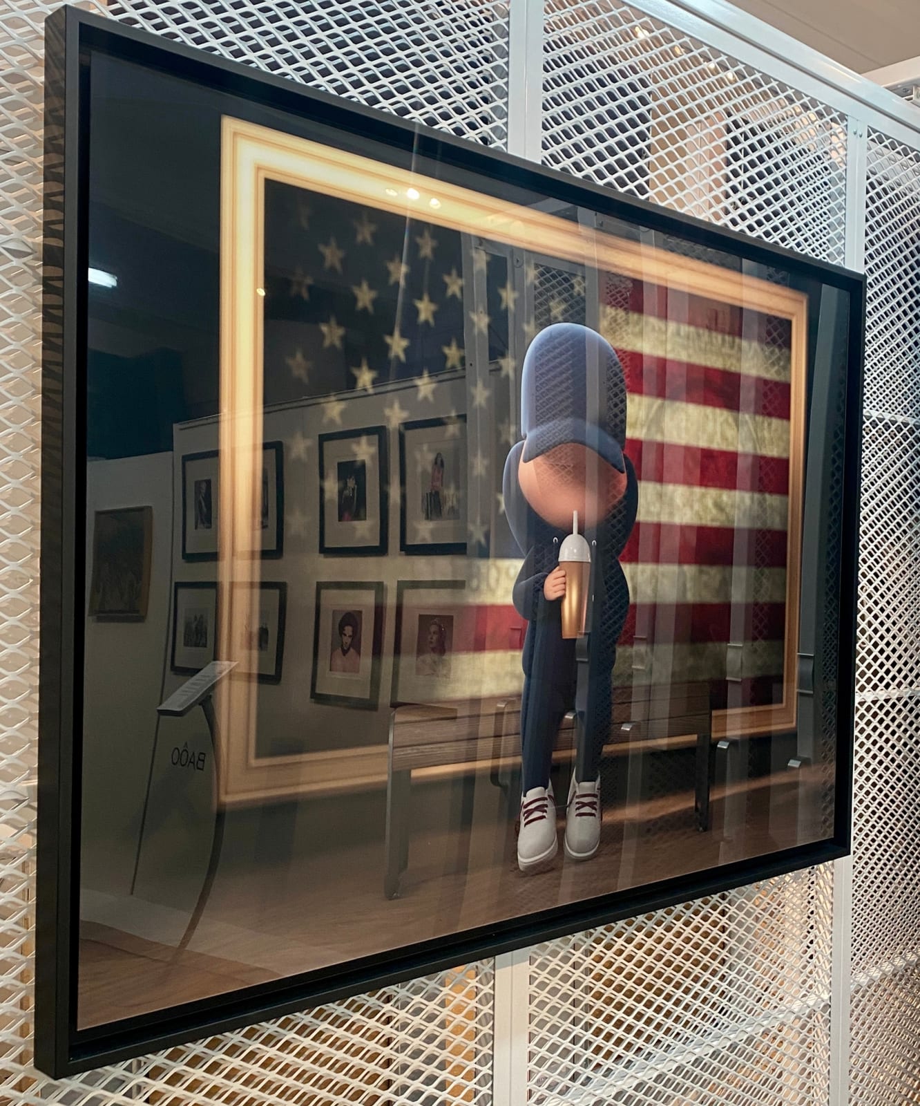 Leo et Steph, Kidcup America Museum (Giant) - Framed, 2022