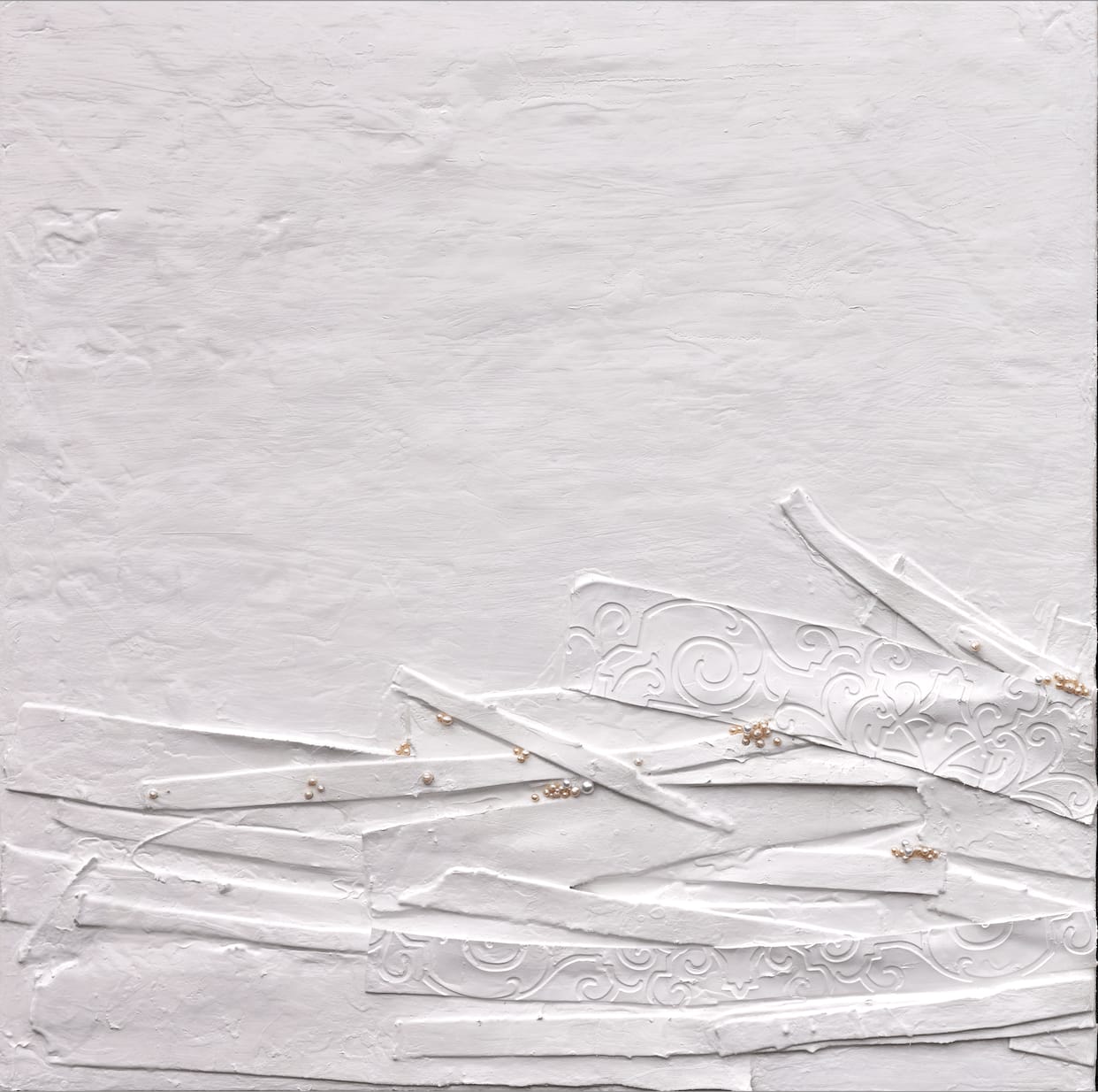 Paul Ecke, White Water II (Left Panel), 2023