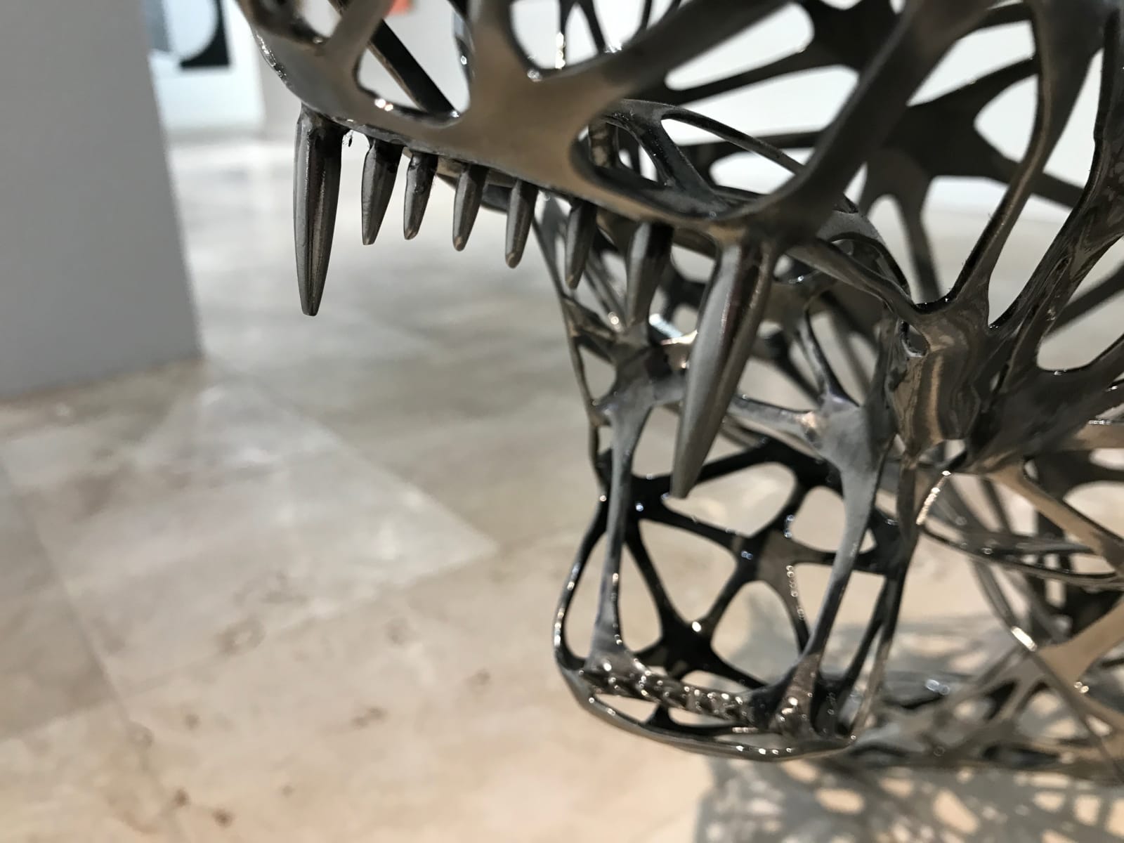 Richard Orlinski, Tiger Stainless Steel 6/8 - 130 cm