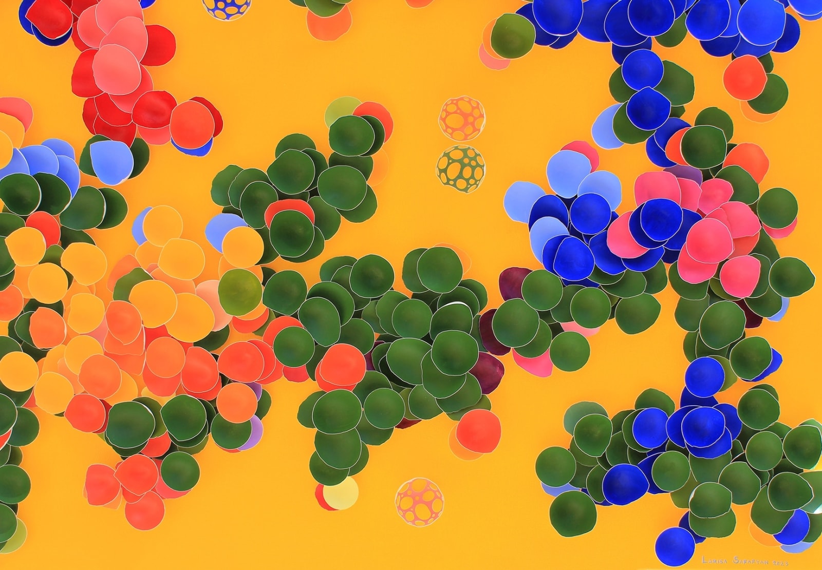 Larisa Safaryan, Blooms of Bliss II, 2023