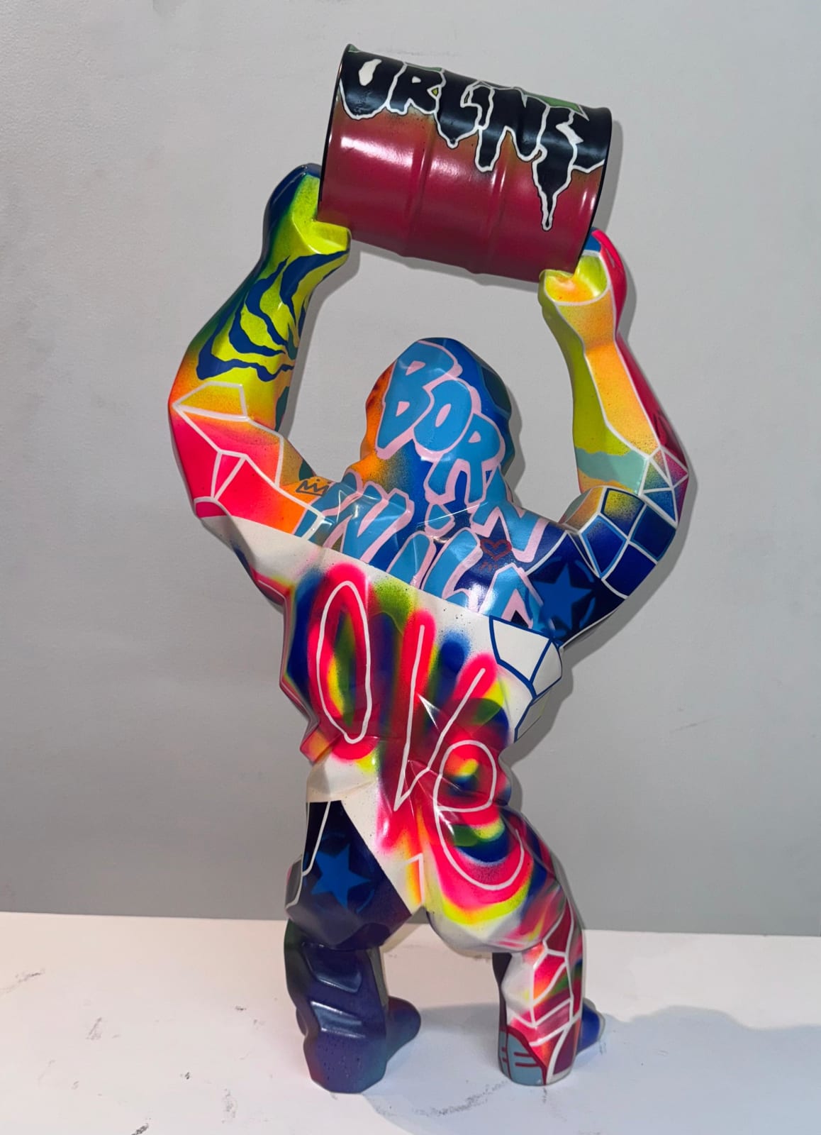 Richard Orlinski, Kong Baril Tag USA 70cm 1/1, 2022