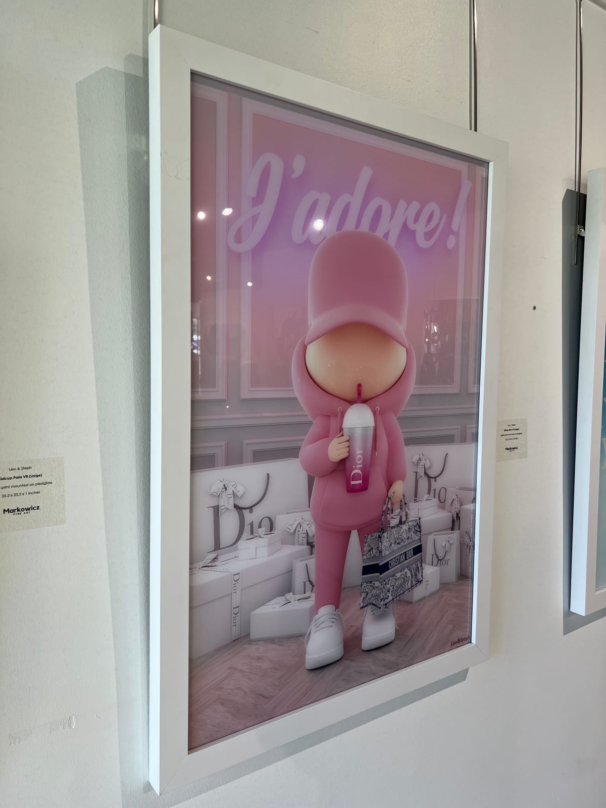 Leo et Steph, Kidcup Dior V13 (Large) Framed, 2021