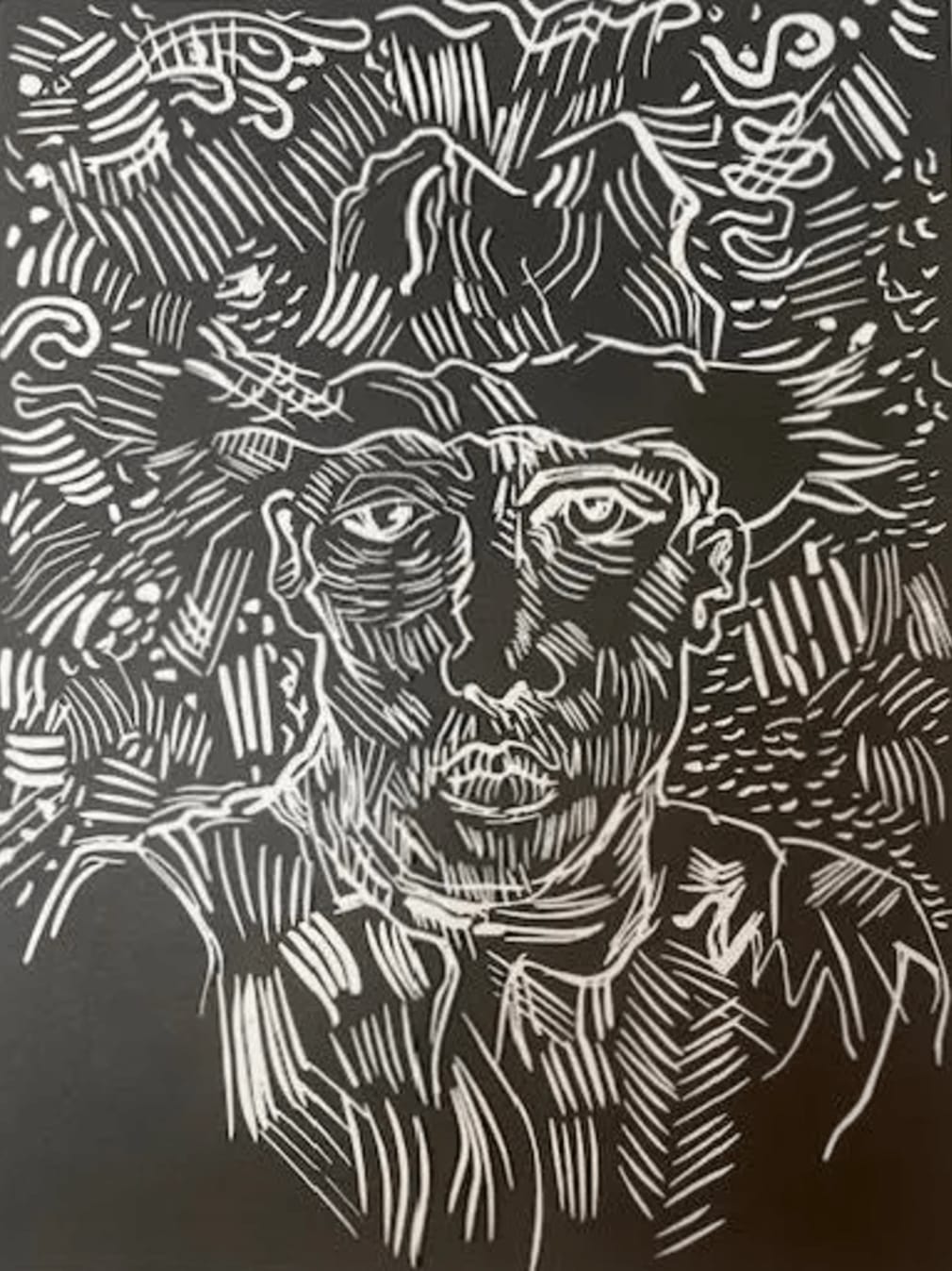 Pierce Brosnan, Van Gogh (Handmade Proof), 2024