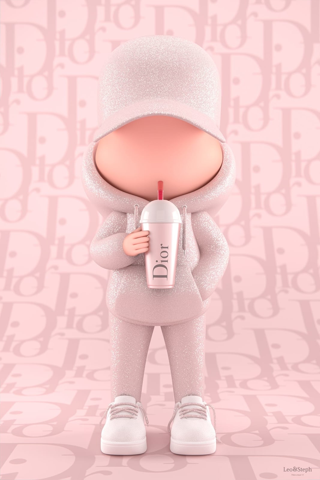 Leo et Steph, Kidcup Shiny Dior (large), 2022