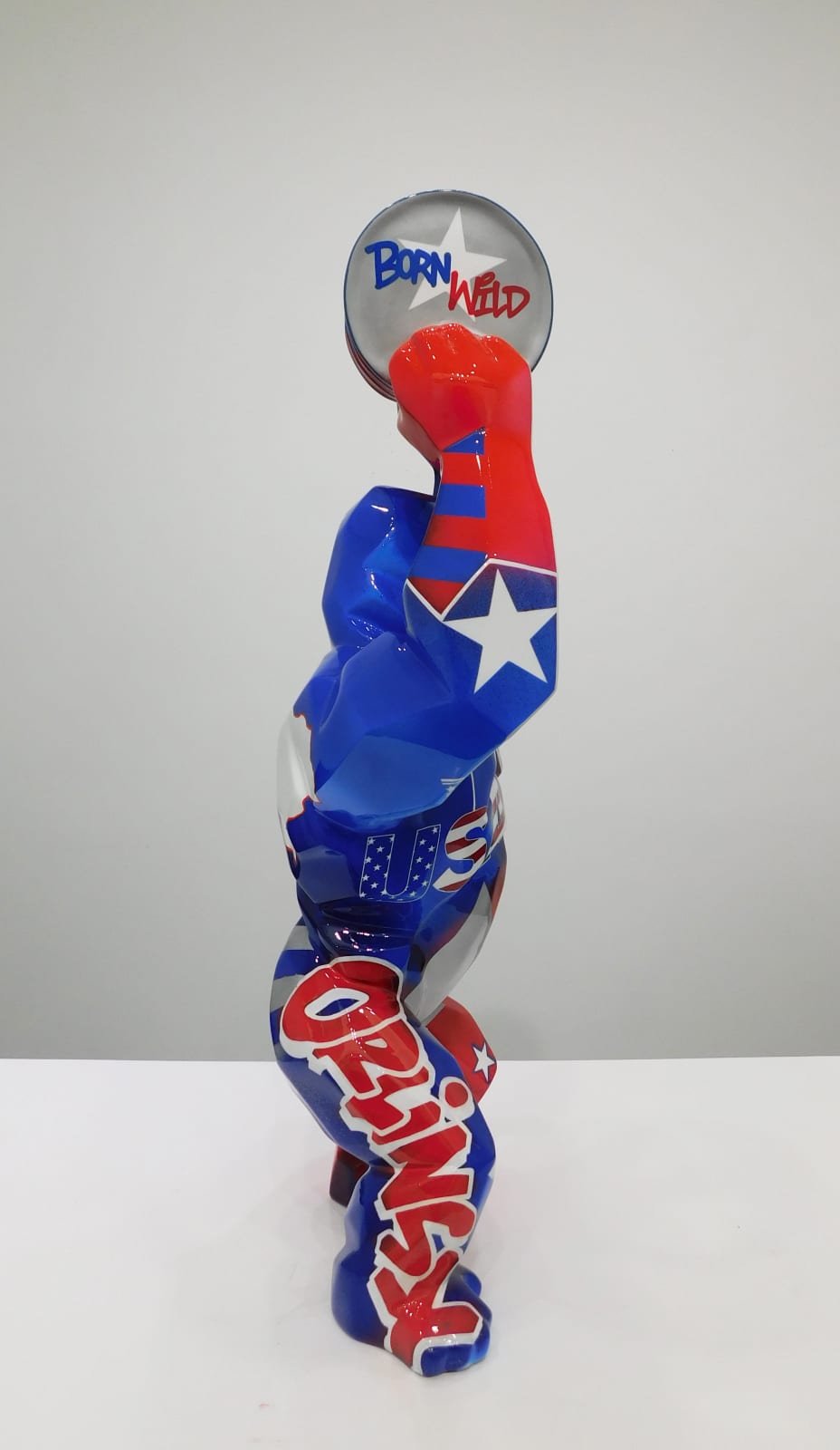 Richard Orlinski, Kong Baril Tag USA 70cm 1/1, 2022
