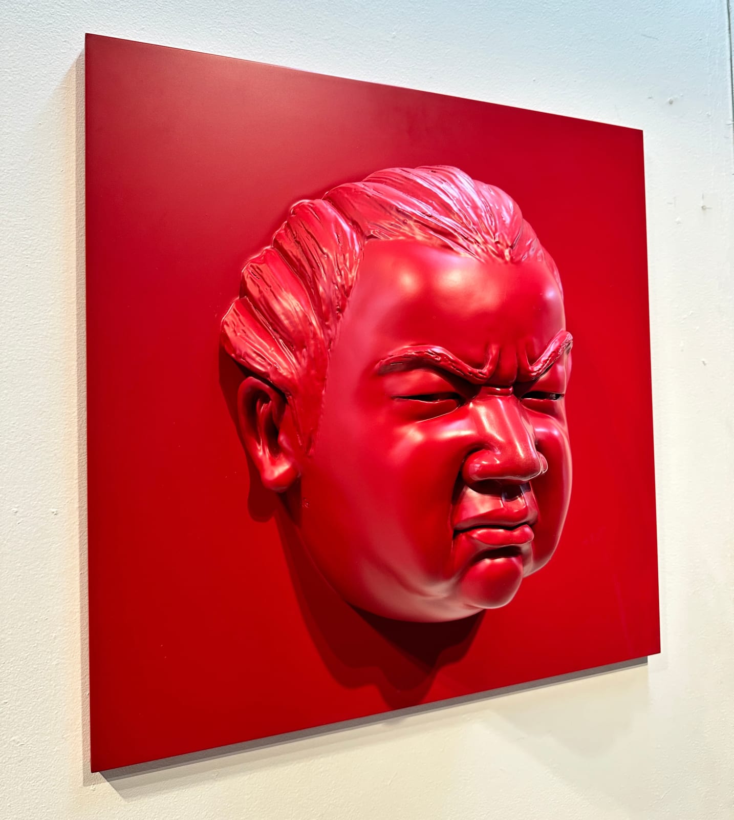 Alexandra Gestin, Little Face, Red 1/8