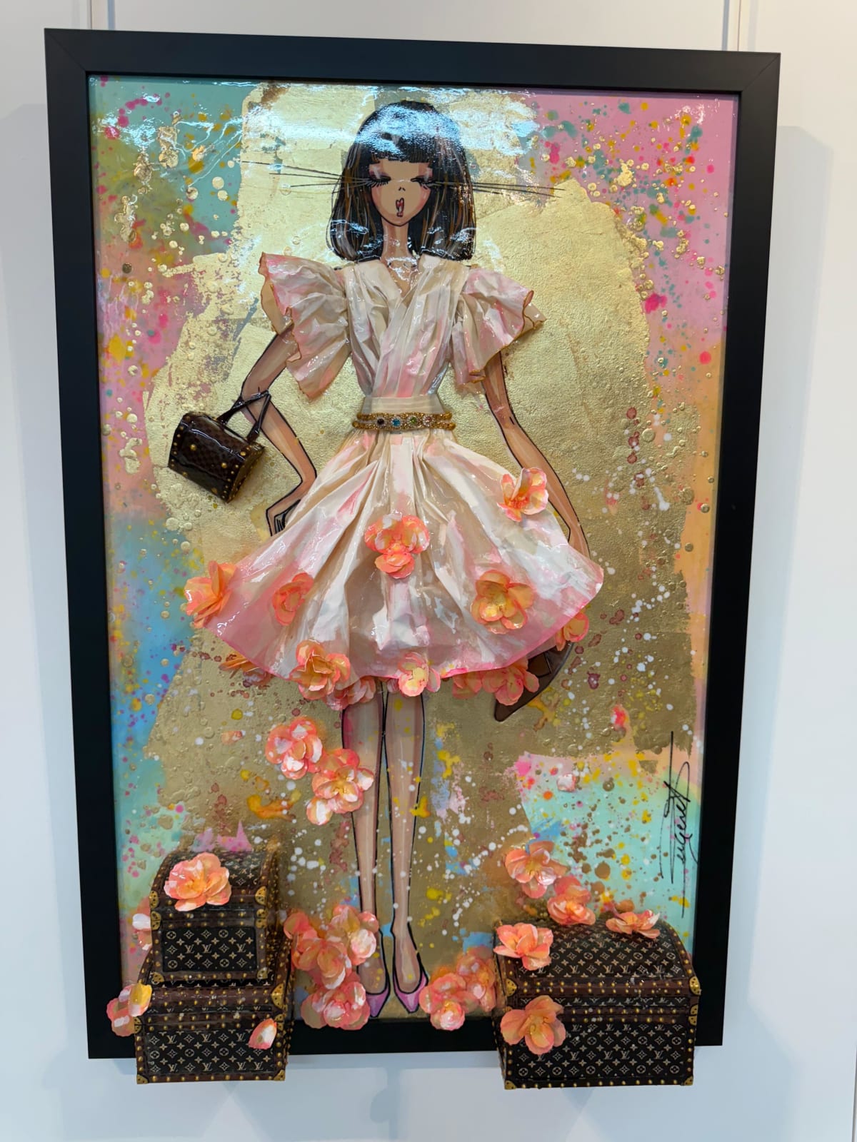 Rachel Bergeret, Medium Doll - Fleurs de Sakura N°29, 2024