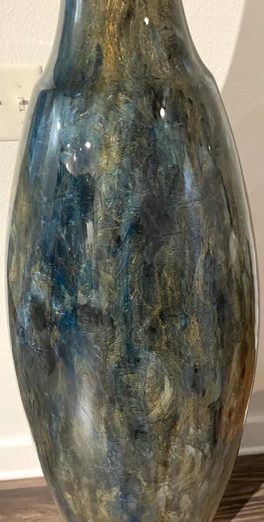 Tommy Zen, Flute Contemporaine Etrusque, Blue, 2018
