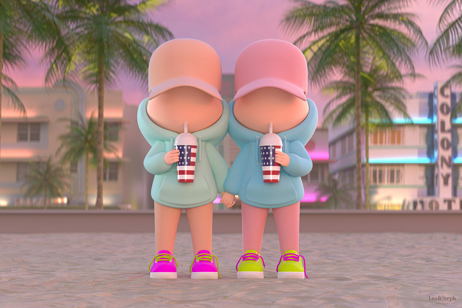Leo et Steph, Kidcup Miami V4 (Small), 2021