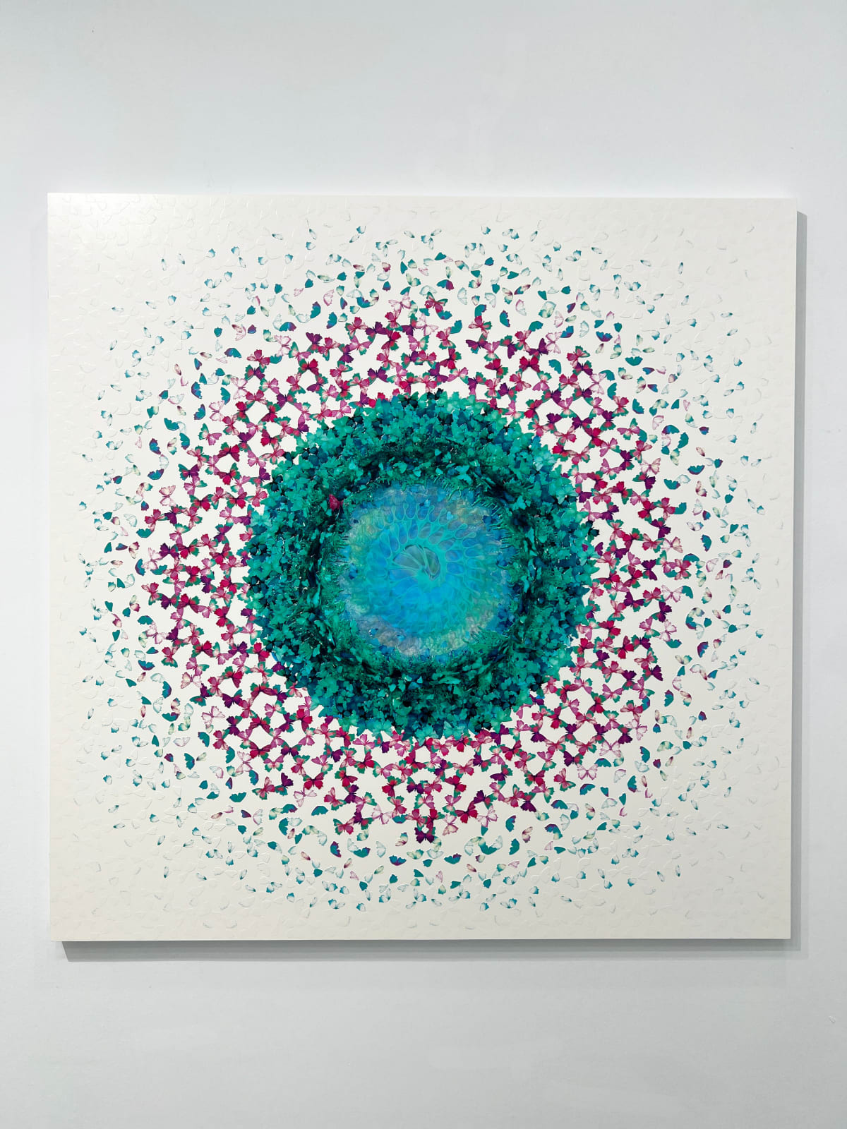 Annalù, Dreamcatcher Touch Print Green Pink 110cm