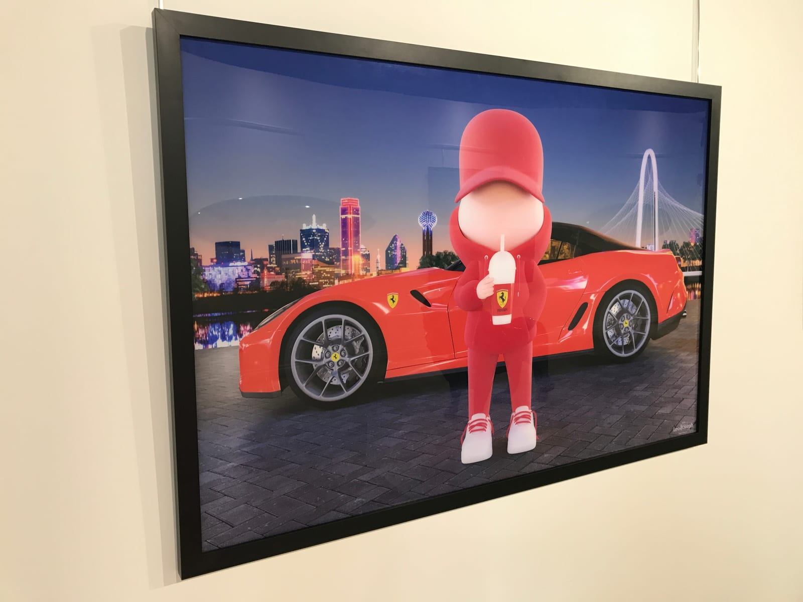 Leo et Steph, Kidcup Ferrari (Giant)