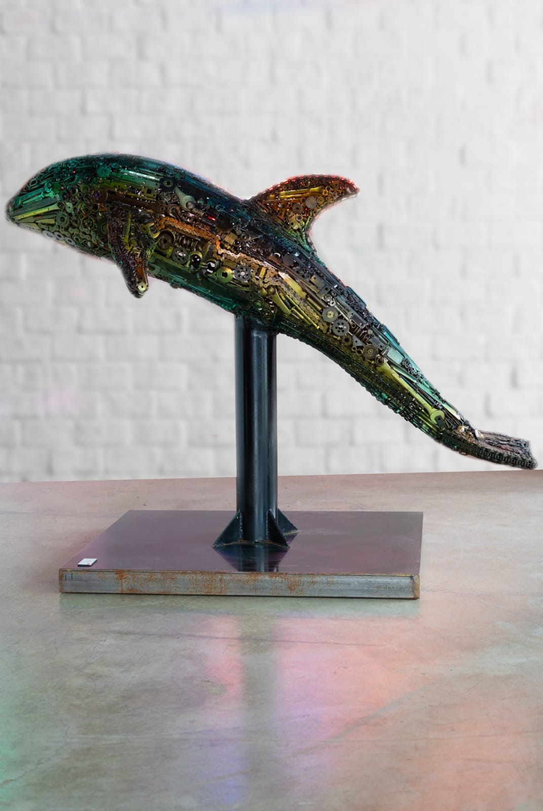 RISK, Dolphin Sculpture, 2022