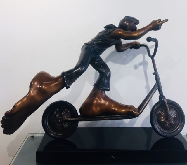 Idan Zareski, The Rebel 85 bronze 1/8, 2017