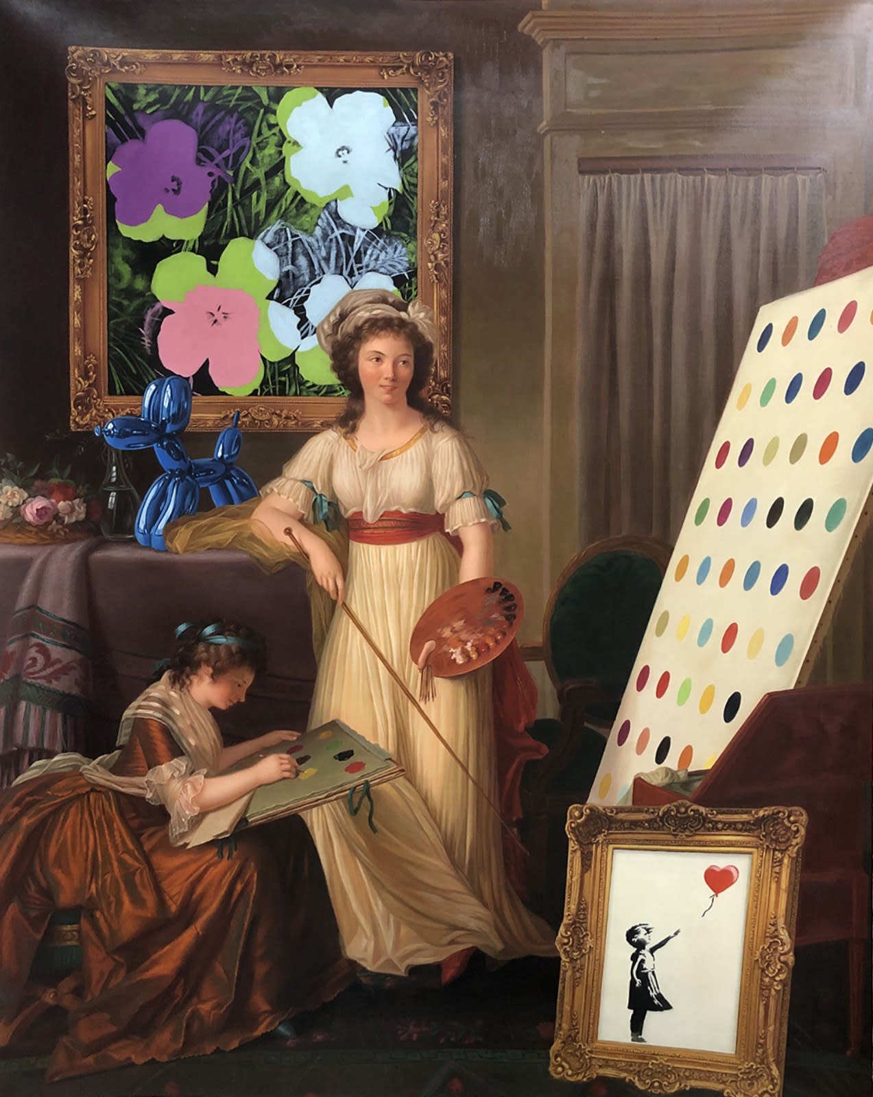 Leo Manelli, The Art Lesson Flowers, 2023