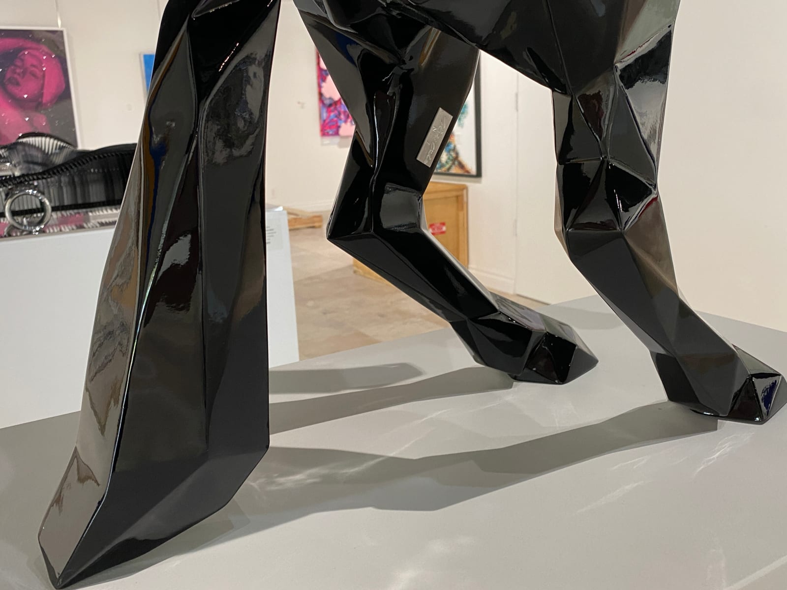 Richard Orlinski, Prancing Horse - 110 cm Noir Brillant 8/8