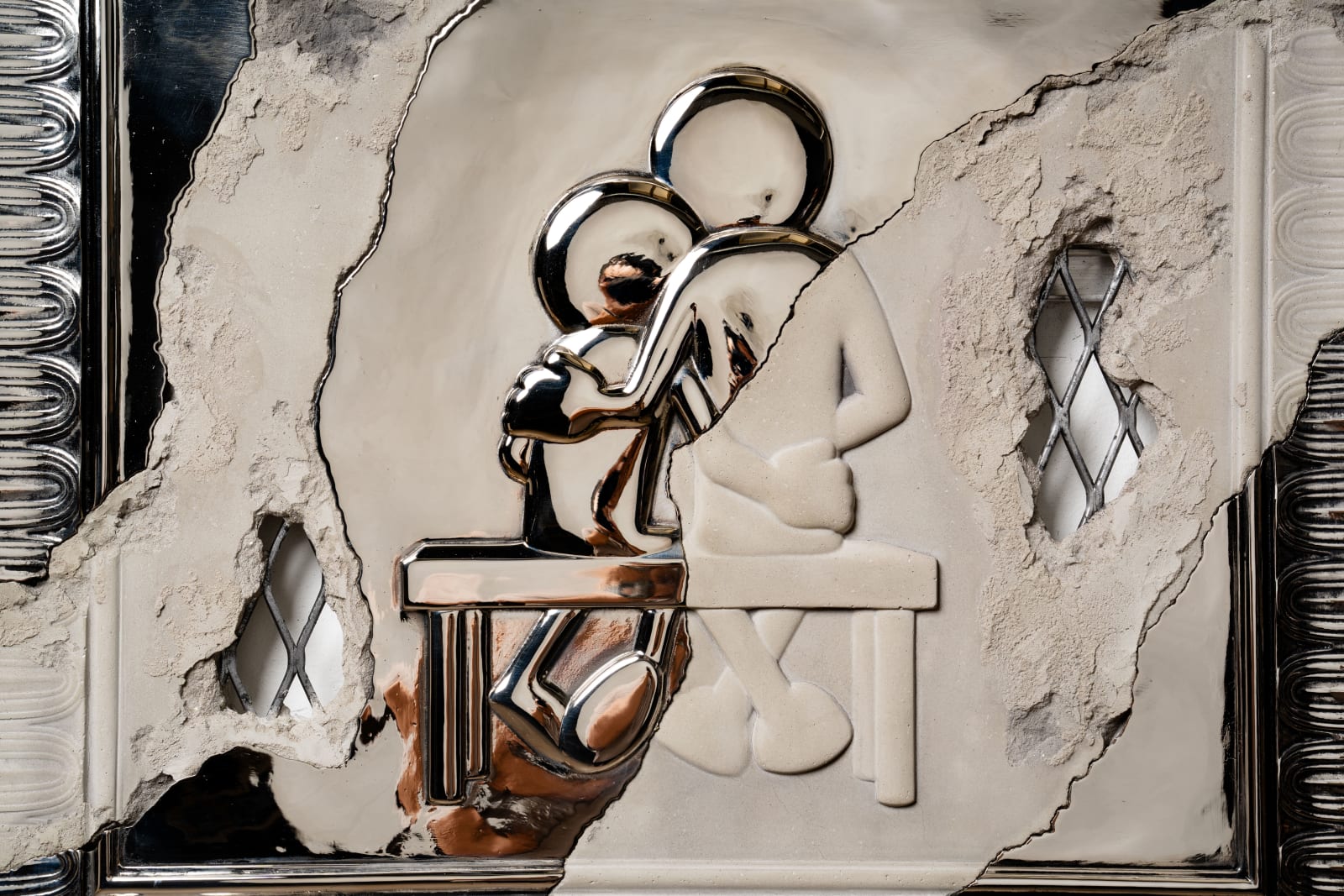 Kaï, Learning (Puppy Love) - Cement Plaque