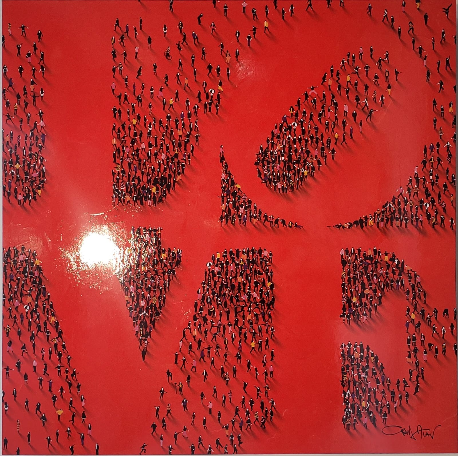 Craig Alan, Red Indiana Love, 91cm, 2022