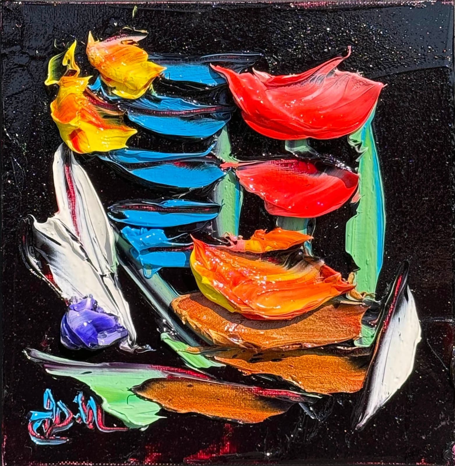 JD Miller, Midnight Blooms Mini II, 2024