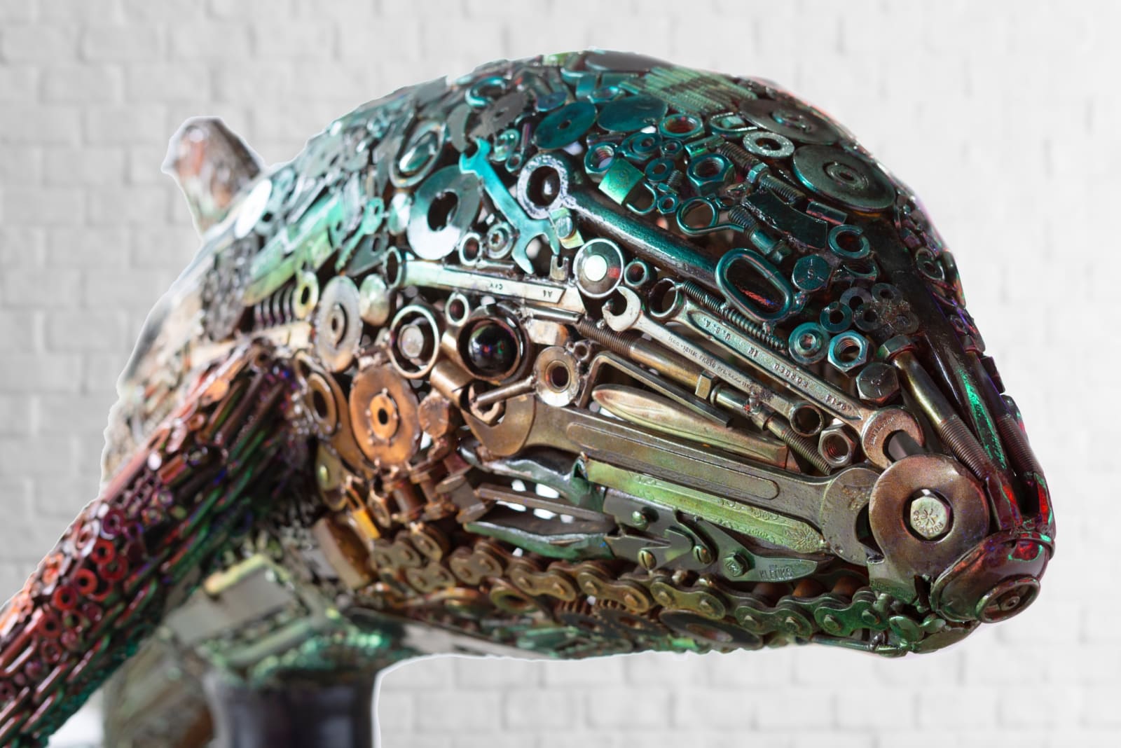 RISK, Dolphin Sculpture, 2022