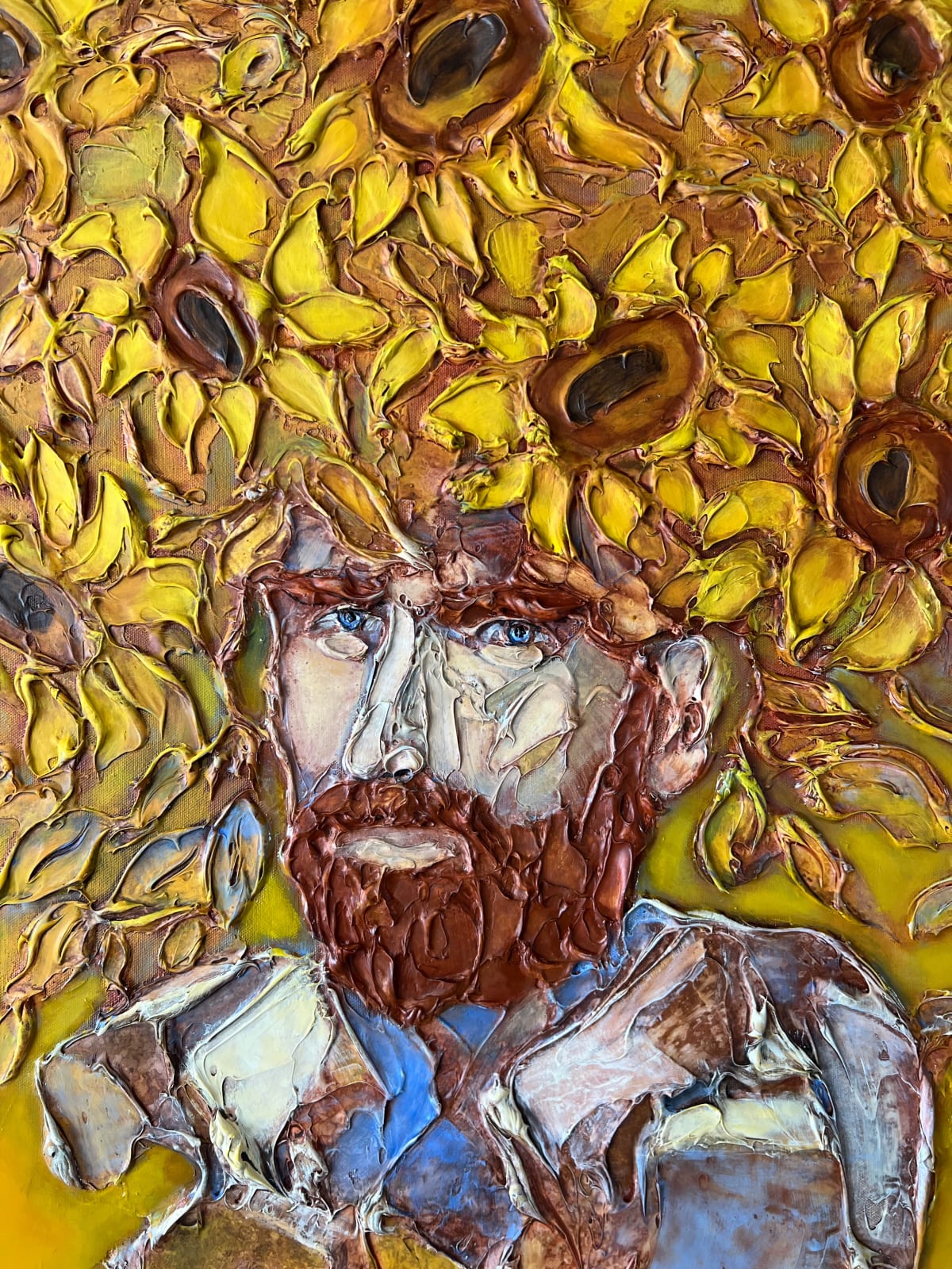Sylvain Tremblay, Van Gogh and Sunflowers, 2023