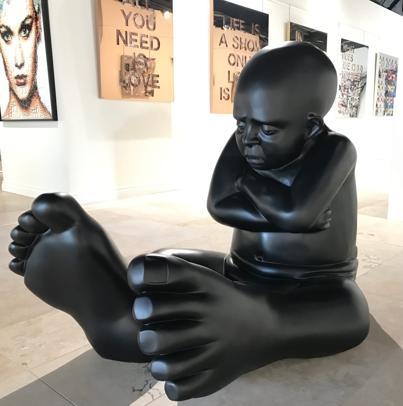 Idan Zareski, Babyfoot 105 Anthracite Mat 6/8, 2021