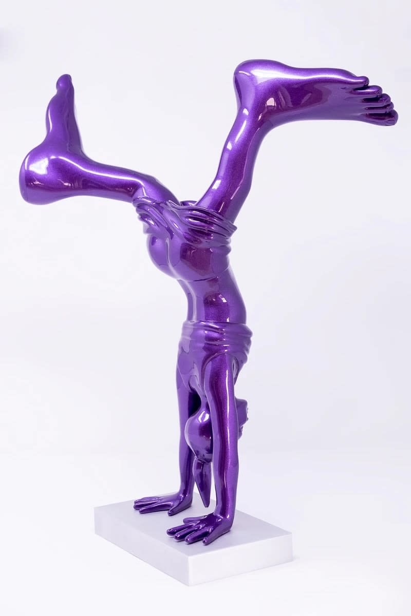 Idan Zareski, La Nena 220cm Purple 2/8, 2022